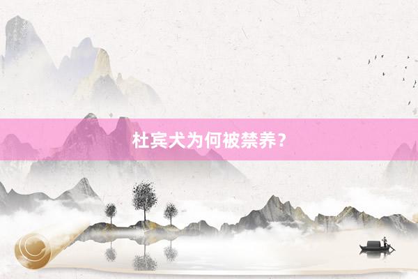 杜宾犬为何被禁养？